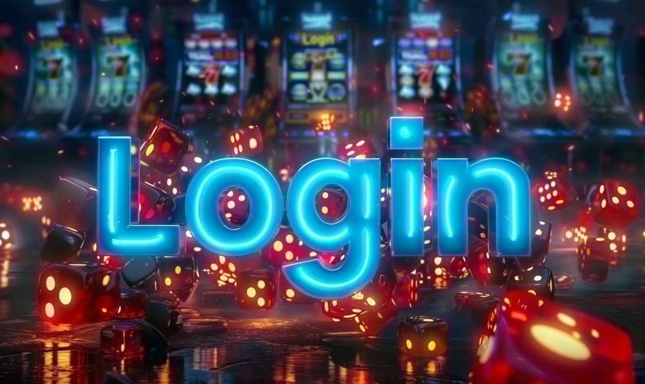 Game lobby category tiles showing slots, live casino, and sports on a mobile screen